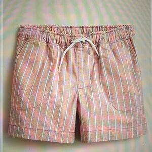 J. Crew Crewcuts Kids Tech Oxford Dock Short in  Red Stripe, 8